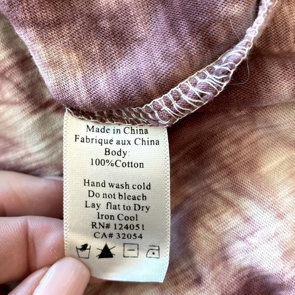 Anthropologie Porridge Tie Dye Pocket Tee - Picture 9 of 10